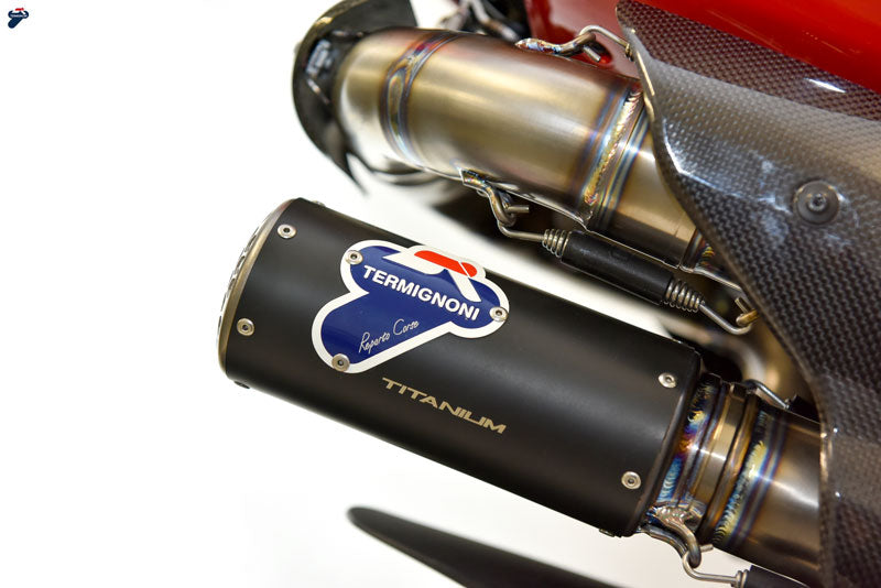 EXHAUST FULL TITANIUM BLACK SBK + T800 TERMIGNONI DUCATI PANIGALE V4