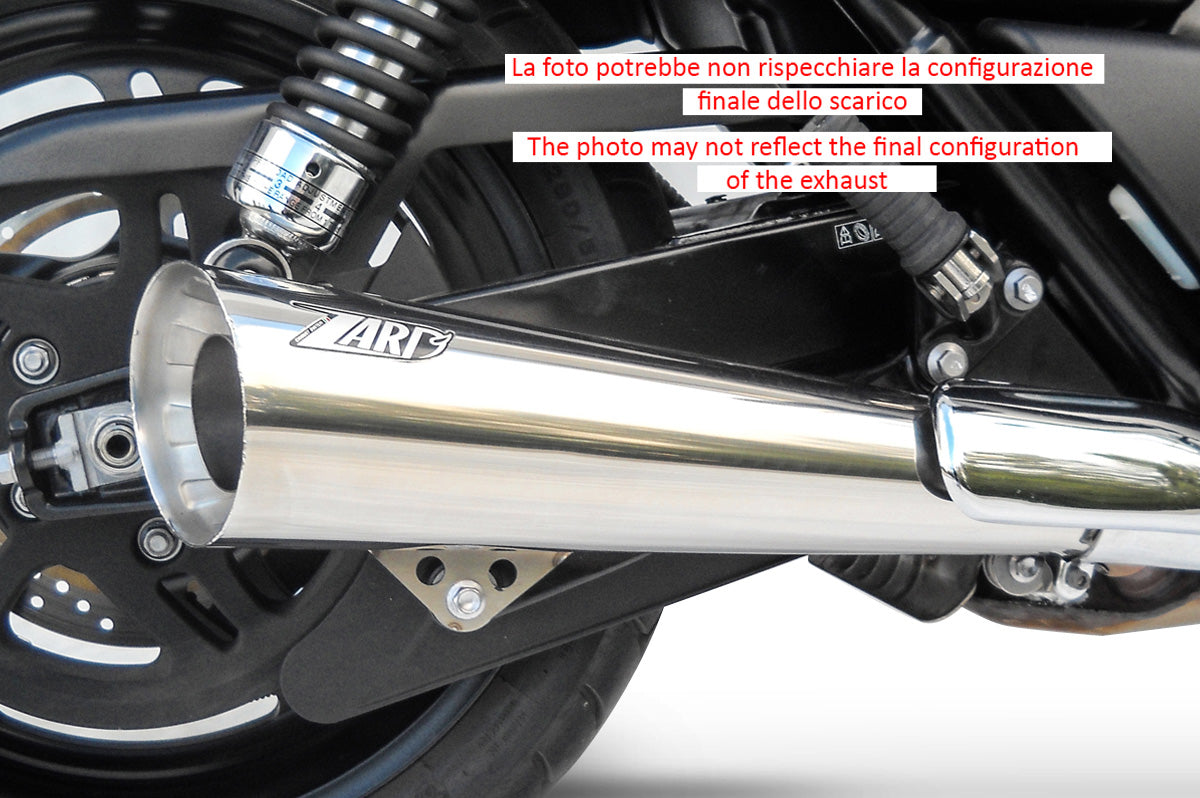 EXHAUST ZARD CONICAL STAINLESS STEEL RACING TRIUMPH THUNDERBIRD 1600 2009-16