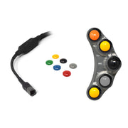 RACING LEFT HANDLEBAR SWITCH TITANIUM JETPRIME BMW S 1000 RR 2015 - 18