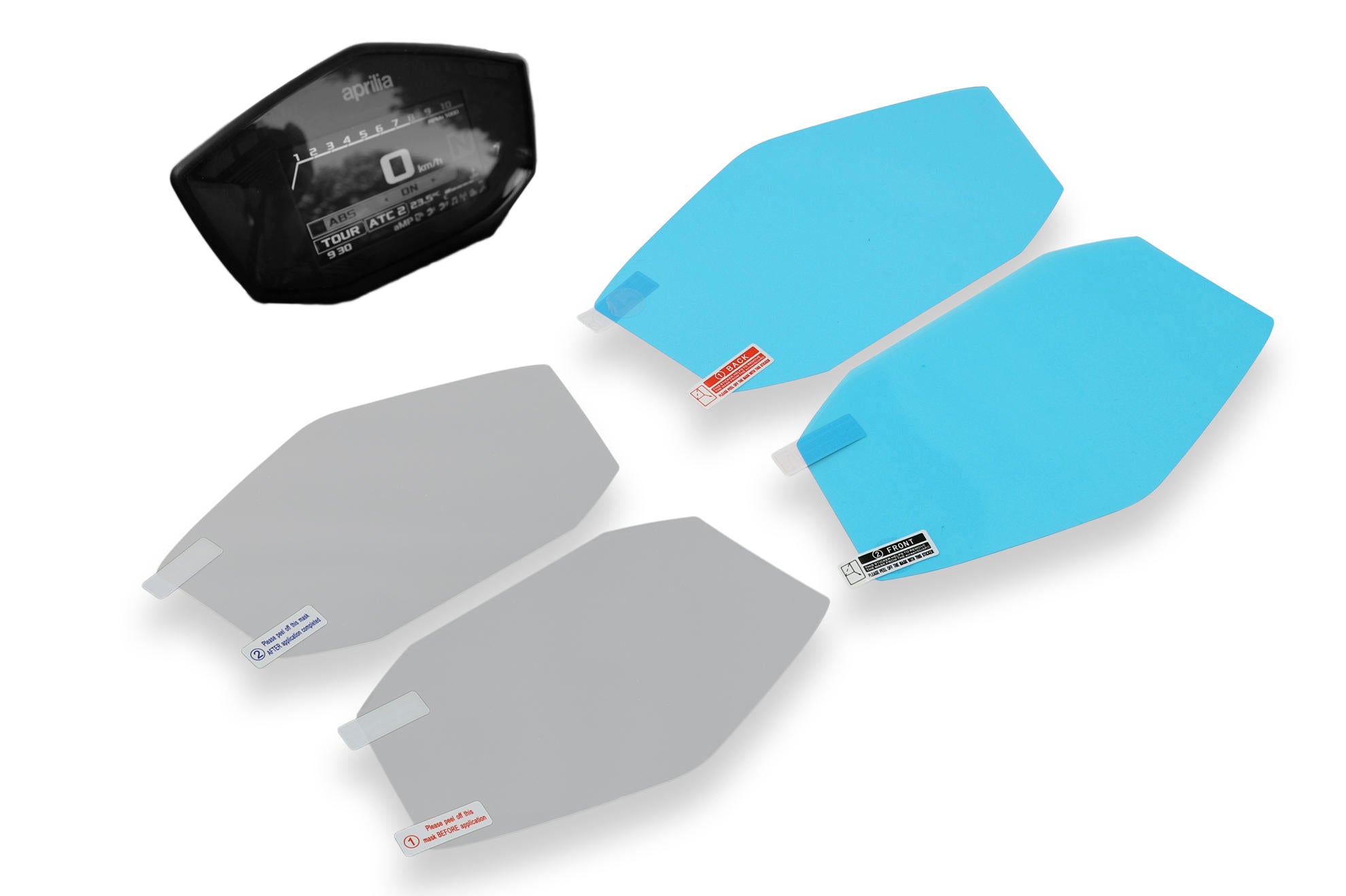 DASHBOARD SCREEN PROTECTORS CNC RACING APRILIA TUONO V4 1100 RR 2017 - 19