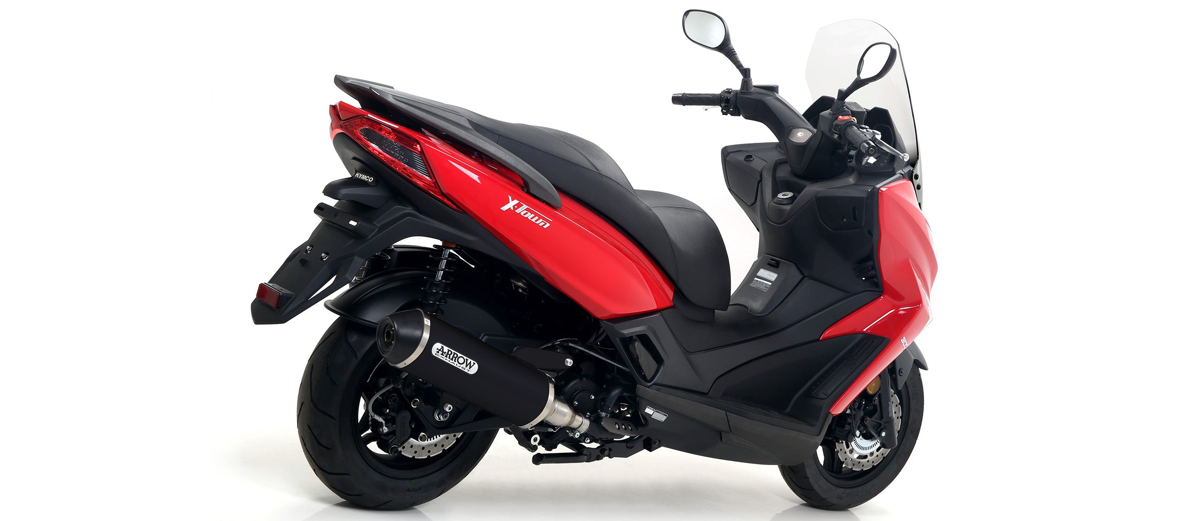 SCARICO MARMITTA OMOLOGATO EC+ECE ALLUMINIO NERO ARROW KYMCO X-TOWN 300 2017-20