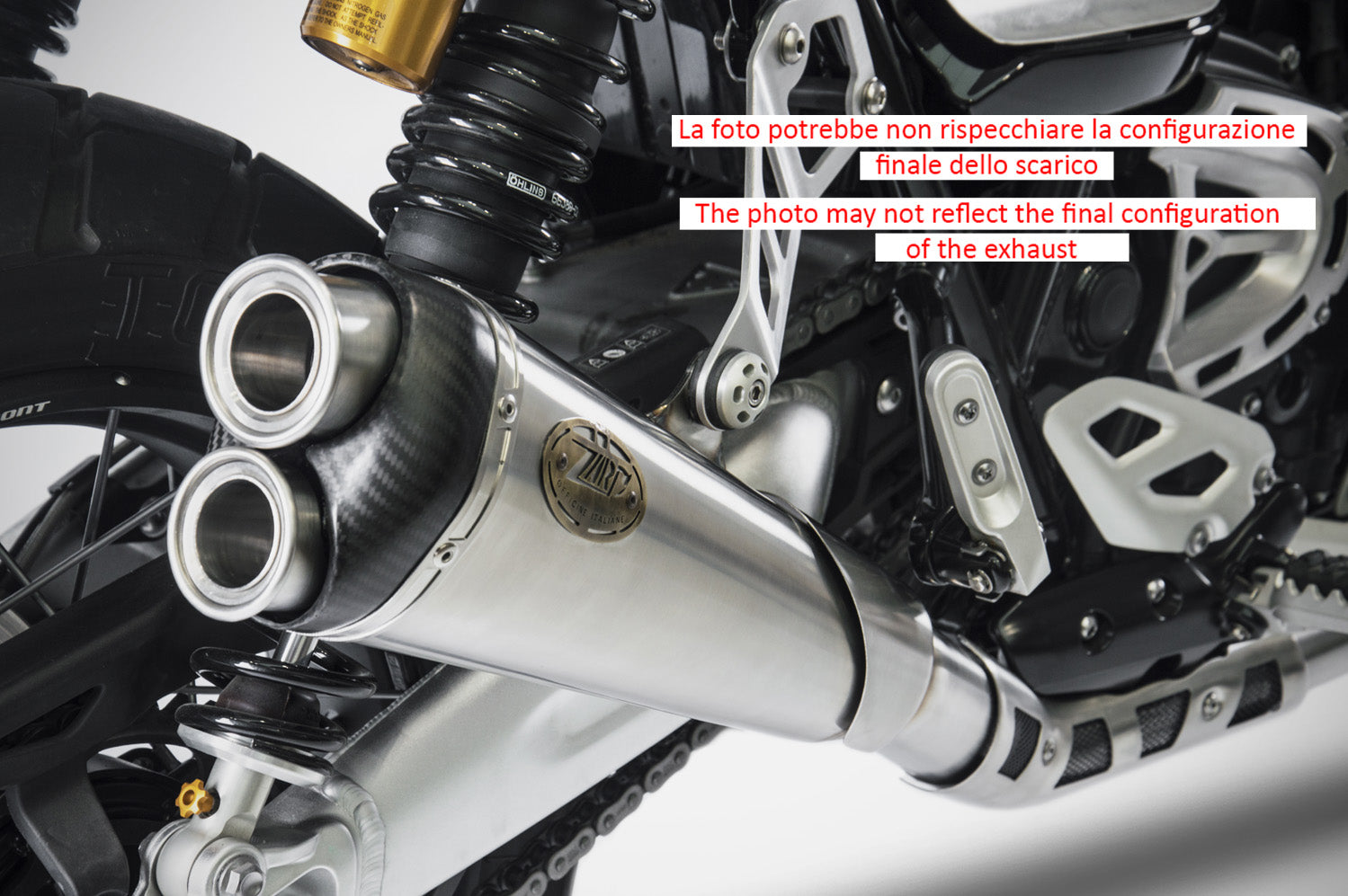 EXHAUST ZARD STEEL LOW RACING TRIUMPH SCRAMBLER 1200 2019-23