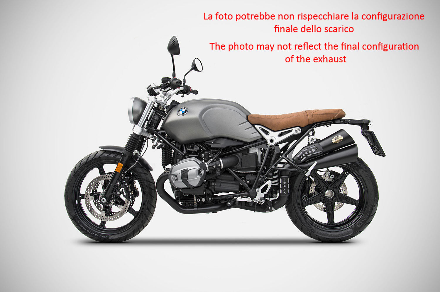 TERMINALE SCARICO ZARD HIGH SHORT RACING INOX BMW R NineT 2017-20