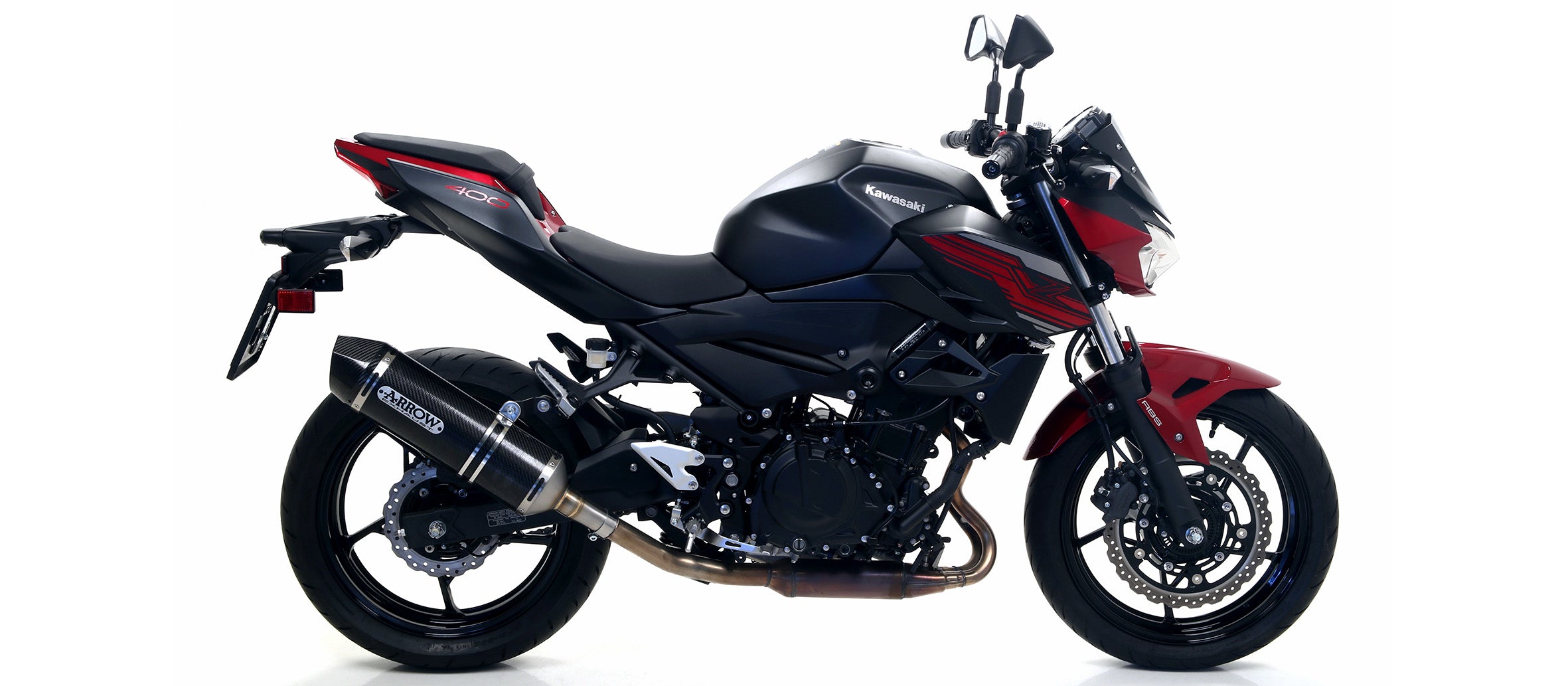 SCARICO MARMITTA RACE-TECH TITANIO-CARBONIO ARROW KAWASAKI Z 400 2019-20