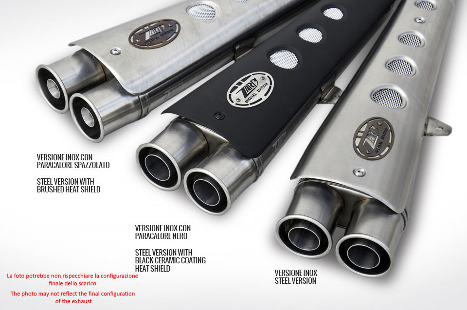 EXHAUST ZARD STEEL RACING TRIUMPH SPEED TRIPLE 1050 2011-13