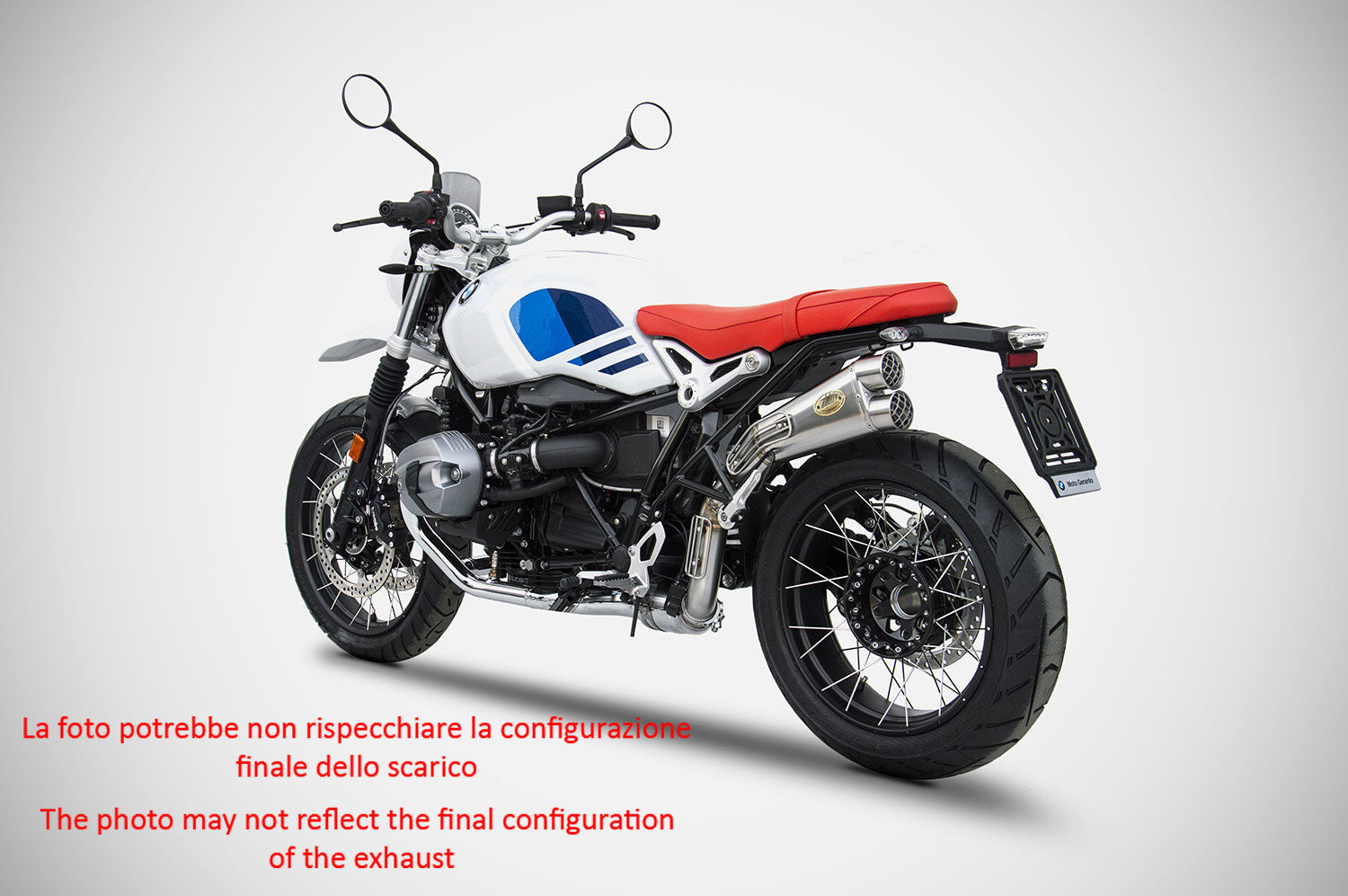 TERMINALE SCARICO ZARD HIGH SHORT RACING INOX BMW R NineT PURE 2017-20