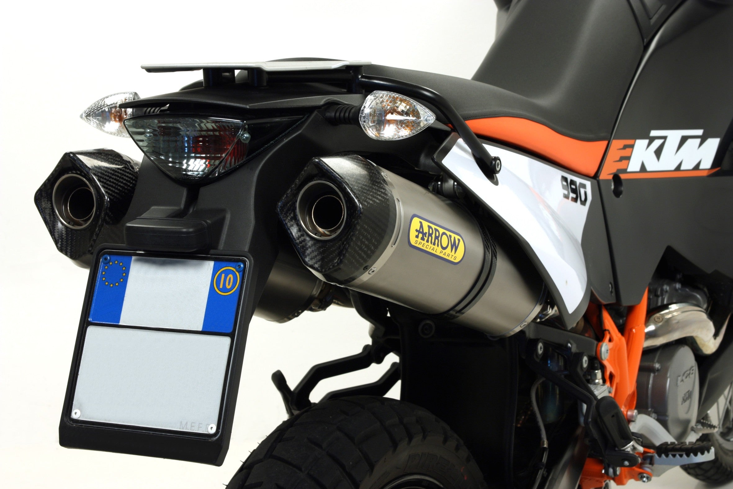 SCARICO MARMITTA RACE-TECH TITANIO-CARBONIO ARROW KTM 990 ADVENTURE 06-14