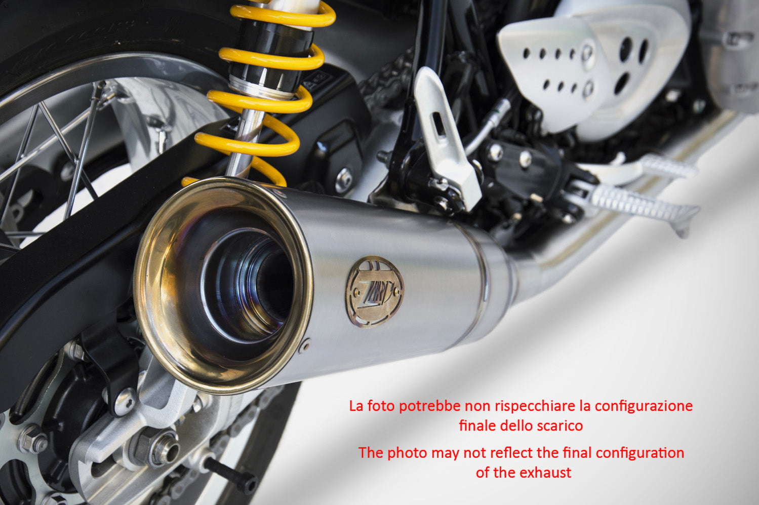 SILENCER EXHAUST ZARD STEEL CONICAL RACING TRIUMPH THRUXTON 1200 R 2017-20