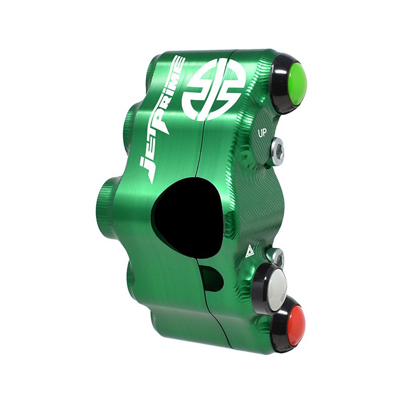 STREET VERSION LEFT HANDLEBAR SWITCH GREEN JETPRIME KAWASAKI NINJA H2R 2015 - 20
