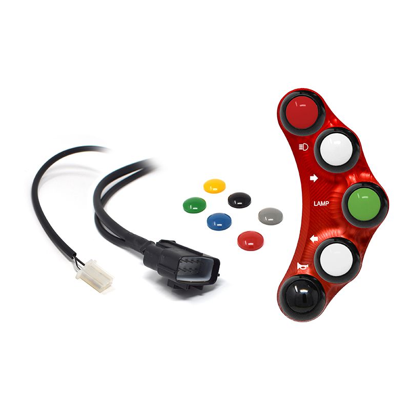 STREET VERSION LEFT HANDLEBAR SWITCH RED JETPRIME MV AGUSTA BRUTALE 990R 10 - 11