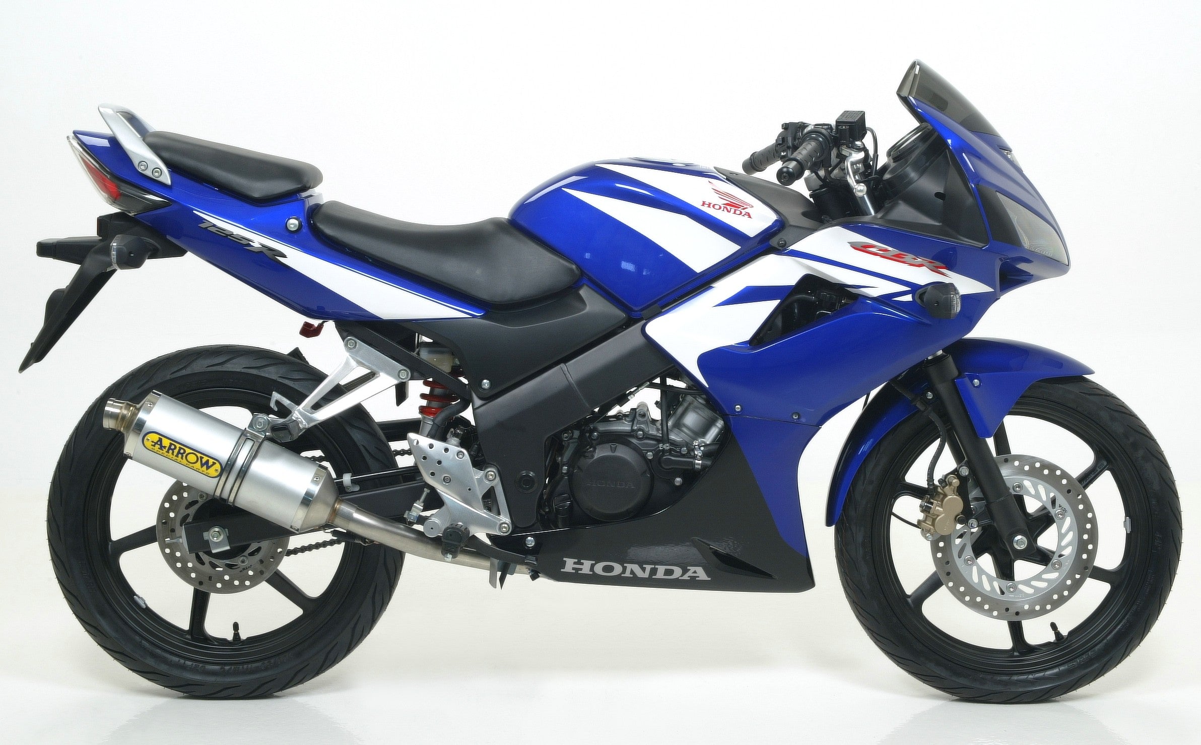 COMPLETE EXHAUST THUNDER APPROVED ALUMINUM ARROW HONDA CBR 125 R 2004-10