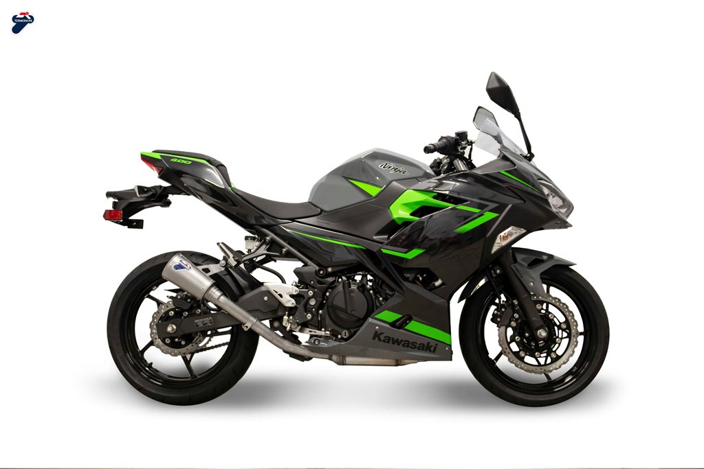 TERMINALE SCARICO RACING TERMIGNONI GP2R-R INOX KAWASAKI Z 400  NINJA 400 2018 19
