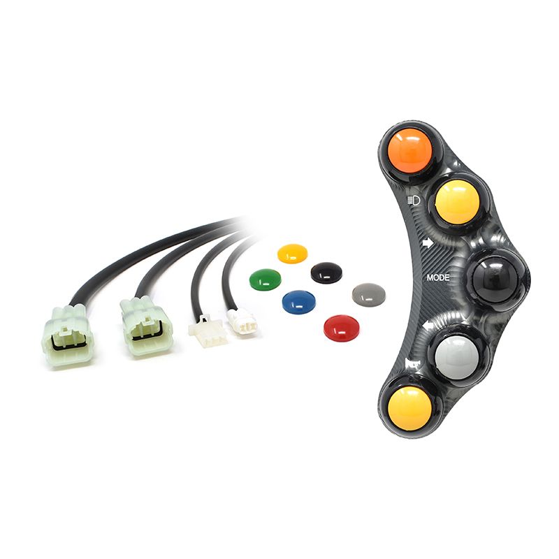 STREET VERSION LEFT SWITCH TITANIUM JETPRIME KAWASAKI NINJA ZX6R 2019 - 21