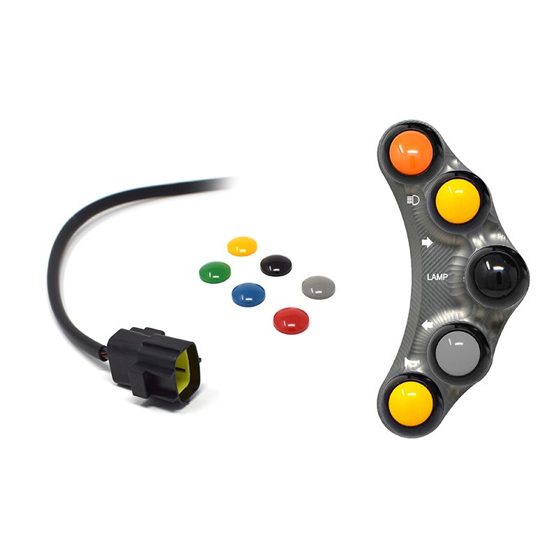 STREET VERSION LEFT HANDLEBAR SWITCH TITANIUM JETPRIME DUCATI 749 / R / S