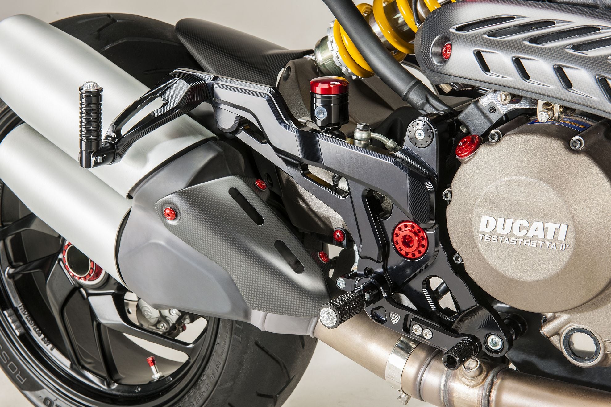 ADJUSTABLE REAR SETS TOURING CNC RACING DUCATI MONSTER 1200 / S 2014 - 16