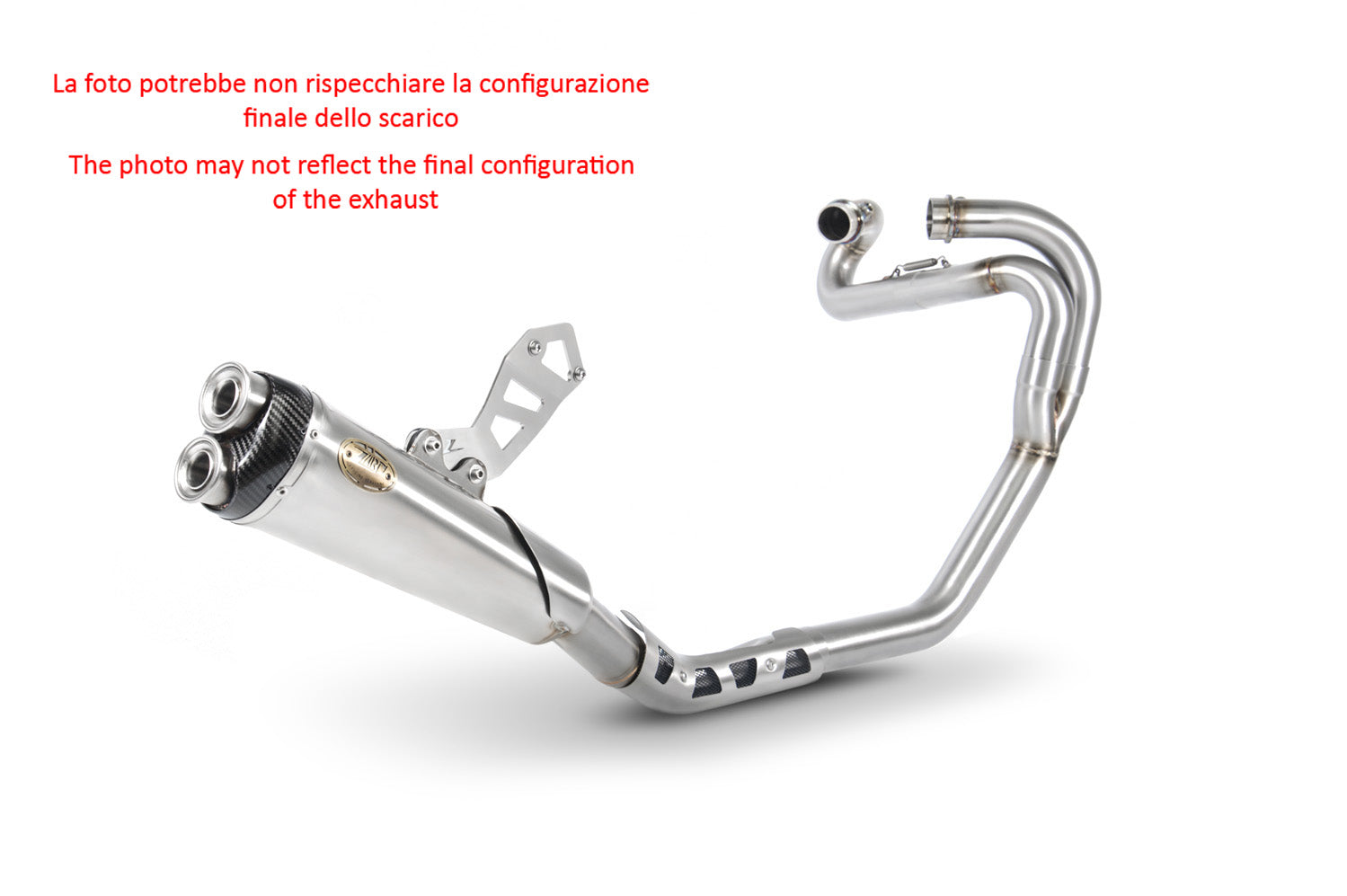 EXHAUST ZARD STEEL LOW APPROVED EURO5 TRIUMPH SCRAMBLER 1200 2021-23