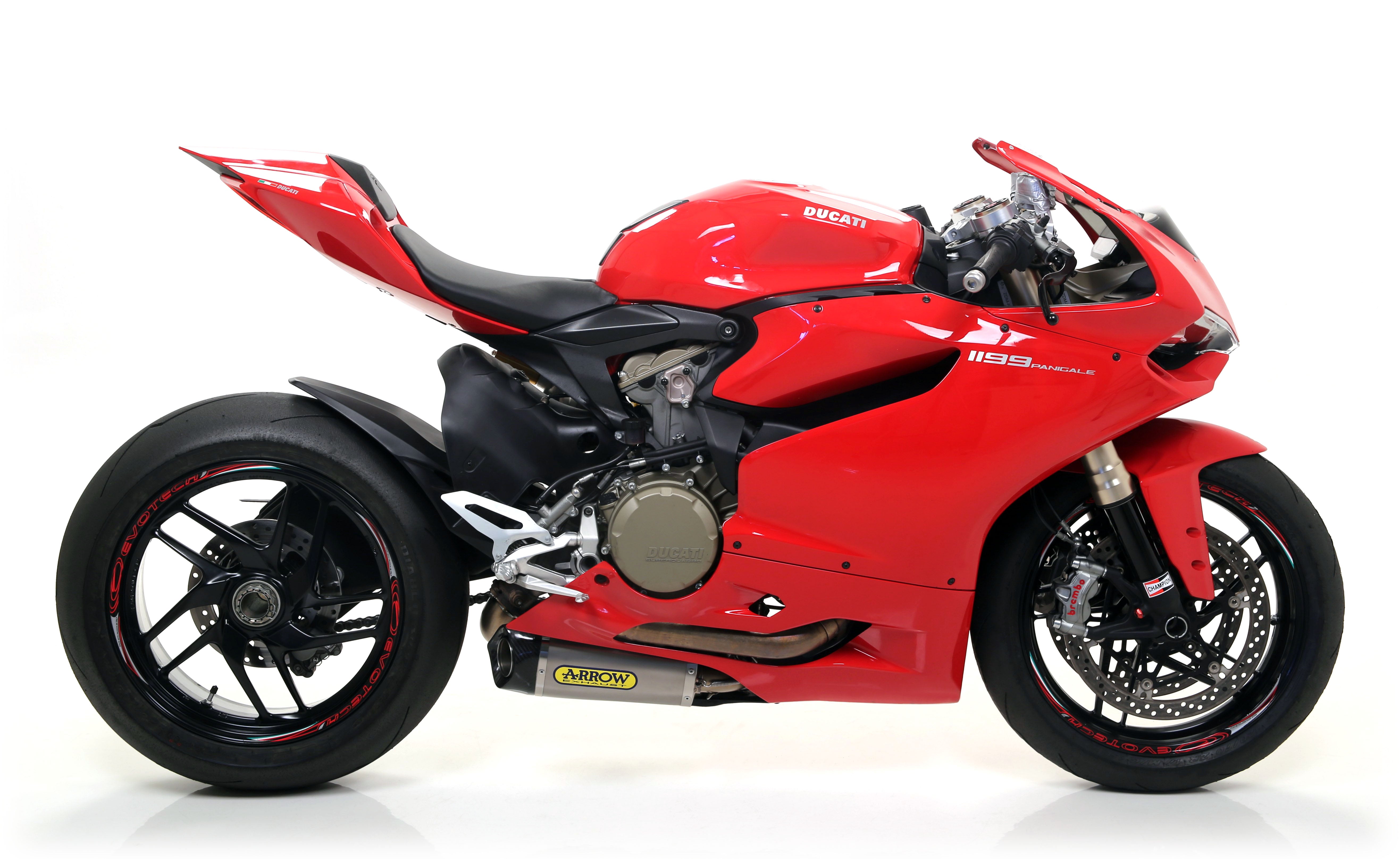 SILENCER WORKS TITANIUM (DX+SX)-CARB ARROW DUCATI 1199 PANIGALE 2012-15