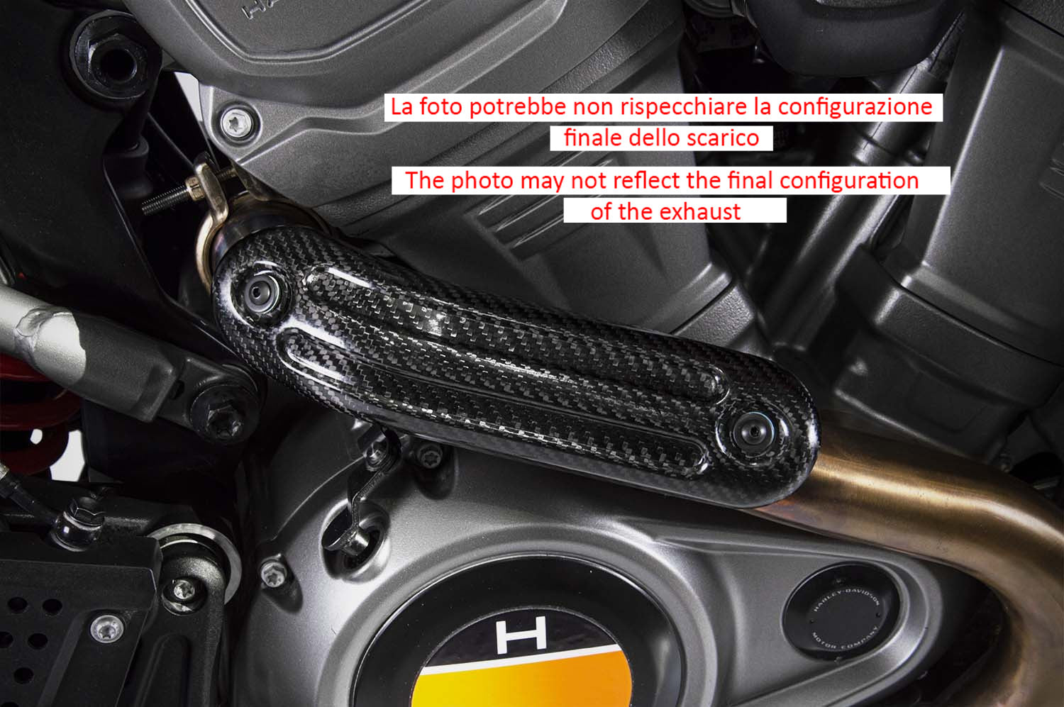 CARBON EXHAUST HEAT SHIELD FOR HARLEY-DAVIDSON PAN AMERICA 1250 2020-23