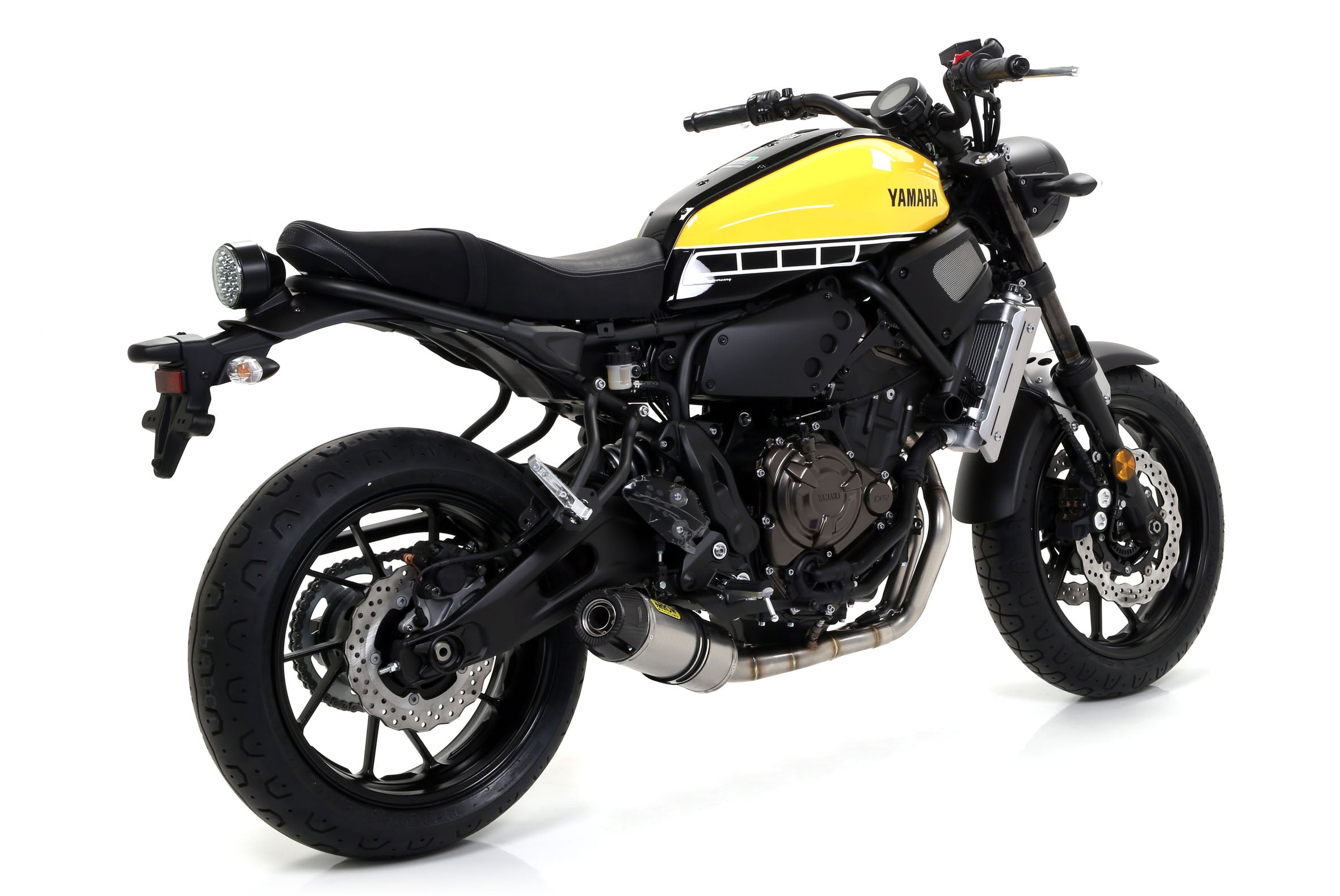 COMPLETE EXHAUST APPR. EC+ECE REBEL TITANIUM-CARB ARROW YAMAHA XSR 700 16-20