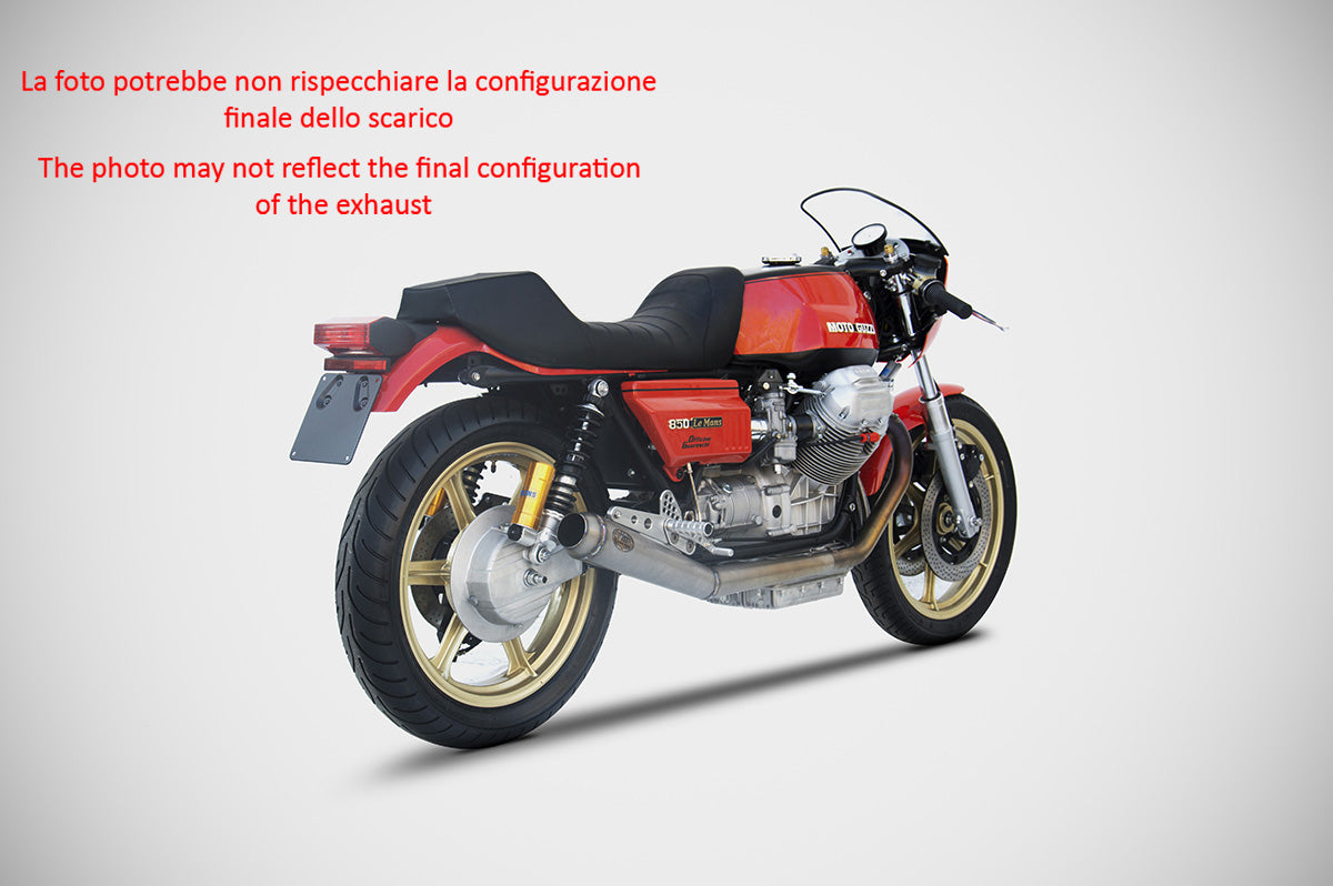 EXHAUST ZARD LOW STEEL RACING MOTO GUZZI LE MANS 1976-81