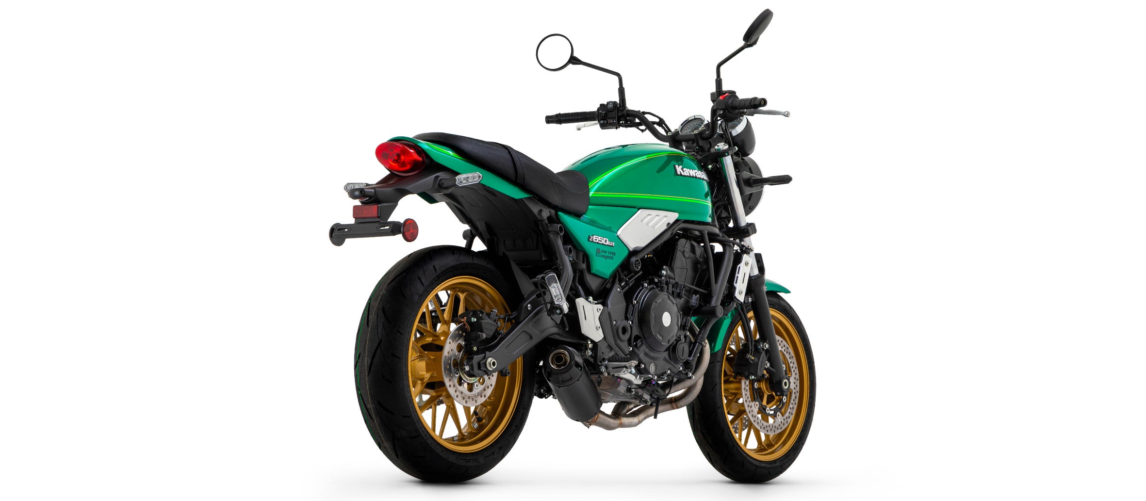 SCARICO MARMITTA REBEL ARROW ACCIAIO NERO-CARBONIO KAWASAKI Z 650 RS 2021-22