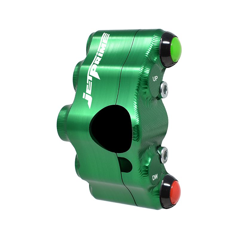 STREET VERSION LEFT HANDLEBAR SWITCH GREEN JETPRIME KAWASAKI NINJA ZX6R 2019-21