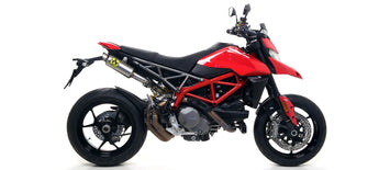 TERMINALE ARROW OMOLOGATO GP-2 FULL TITANIO DUCATI HYPERMOTARD 950 SP 2019-20