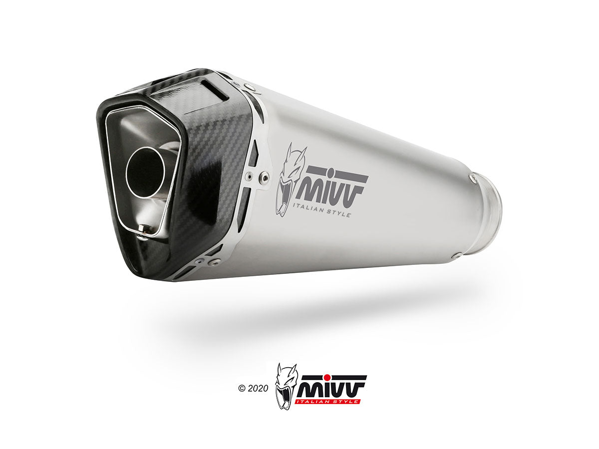 A.011.LDRX STAINLESS STEEL EXHAUST MIVV DELTA RACE APRILIA RS 125 2017 - 20