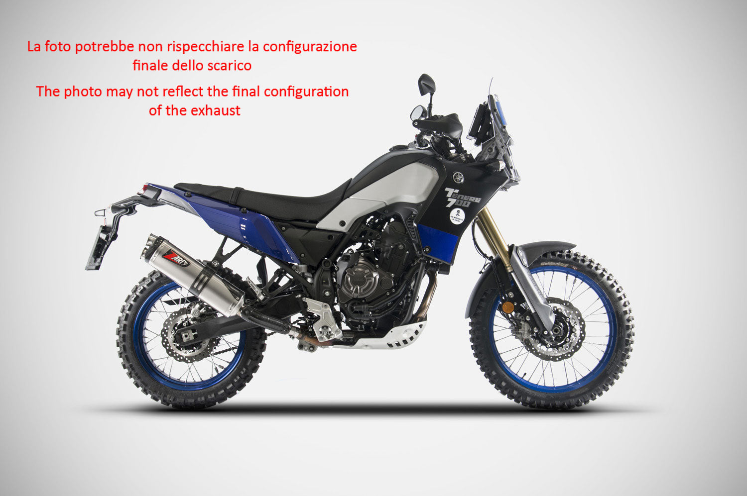 EXHAUST ZARD SABBIA STEEL APPROVED EURO5 YAMAHA TENERE' 700 2021-23