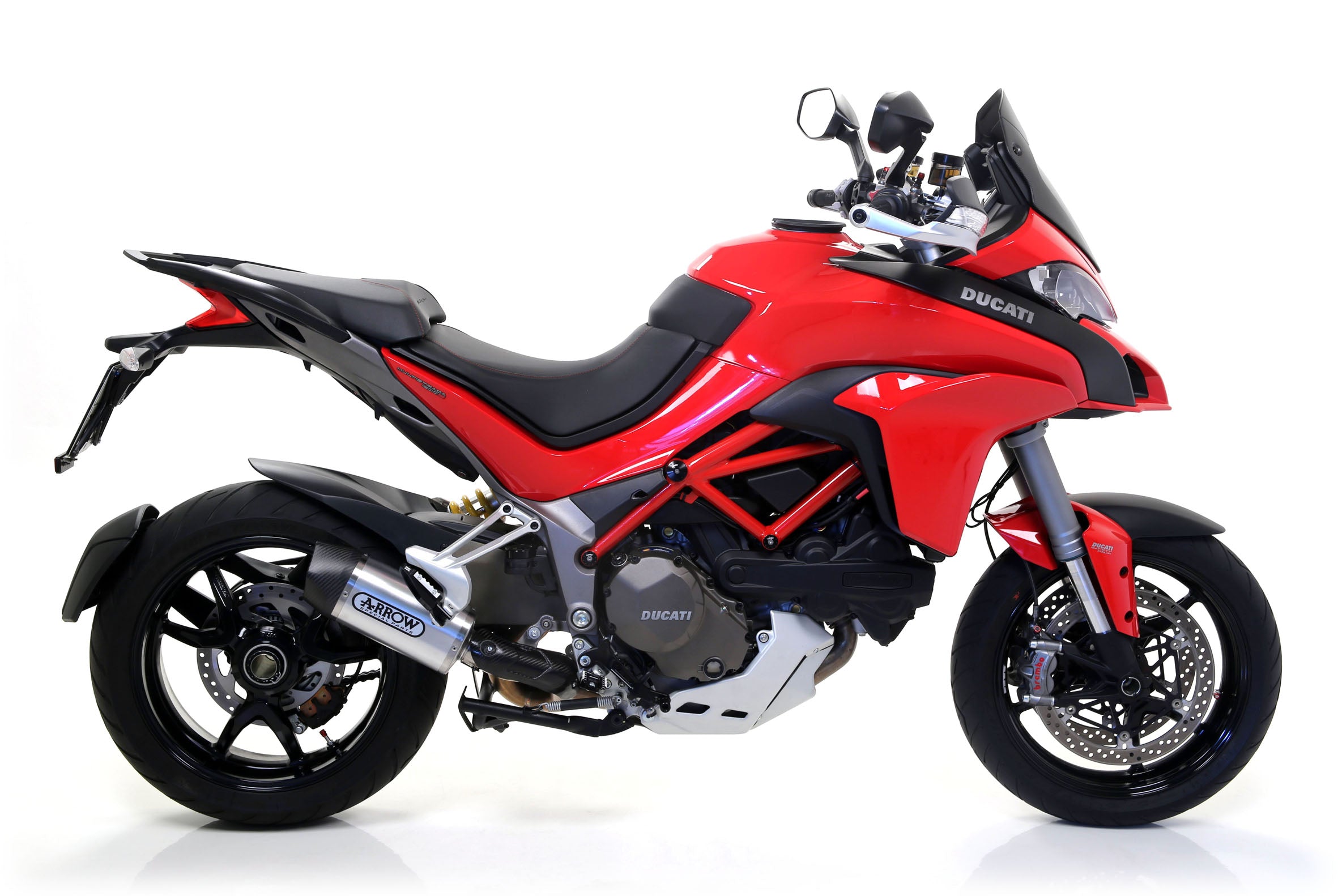 SILENCER APPROVED INDY-RACE TITANIUM-CARB ARROW DUCATI MULTISTRADA 1200 15-17