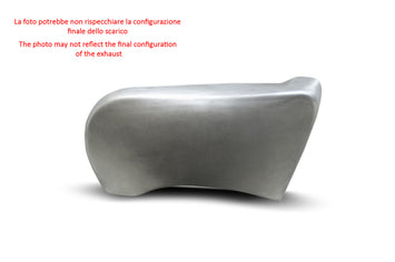 ZARD stainless steel left side exhaust shield for Triumph Bonneville T120 2016-2019, with brushed finish and detailed metal construction.