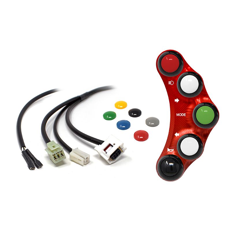 STREET VERSION LEFT HANDLEBAR SWITCH RED JETPRIME YAMAHA T-MAX 560 2020 - 21