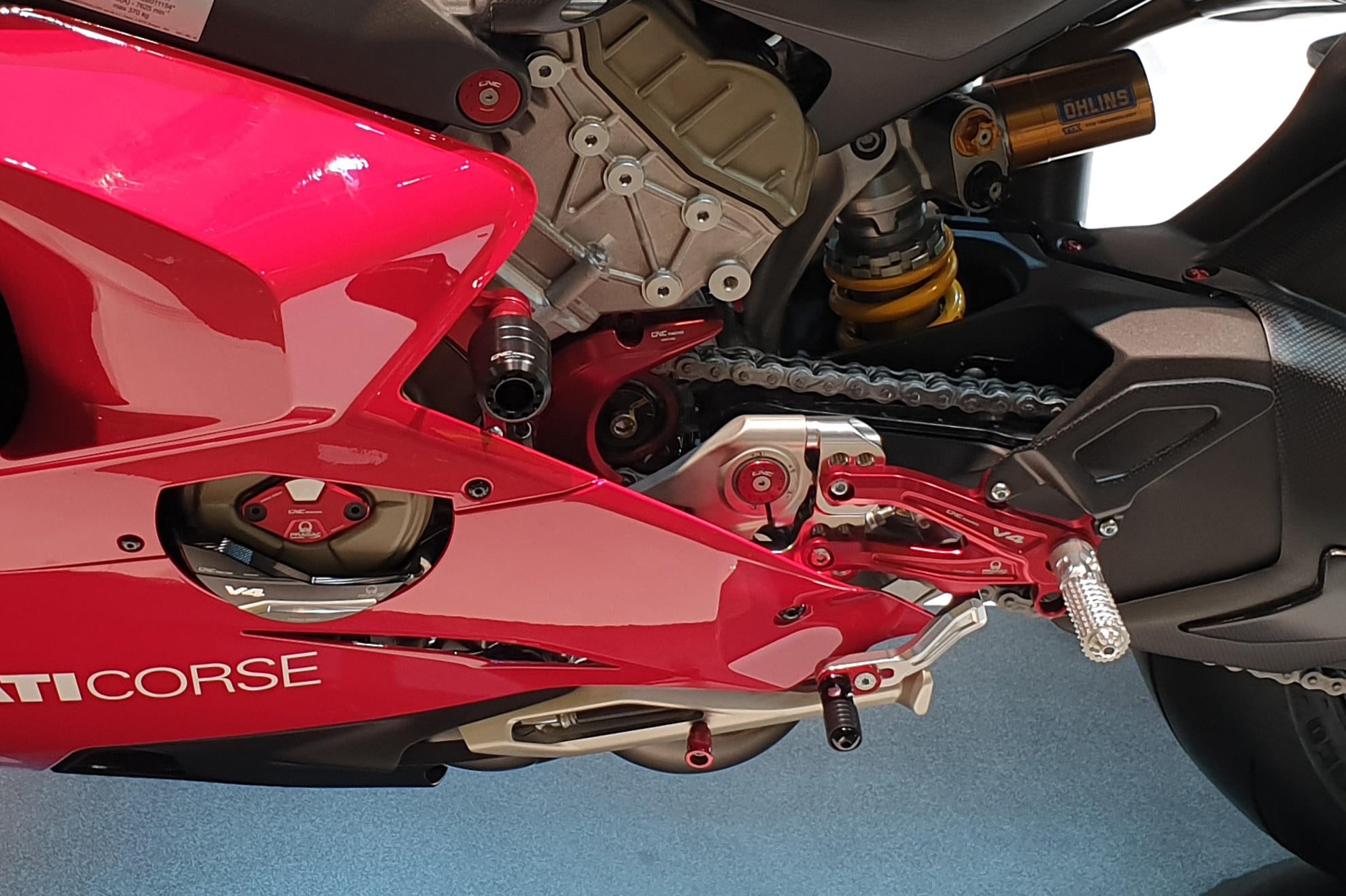PIOLO CAVALLETTO LATERALE CNC RACING DUCATI STREETFIGHTER V4 / S