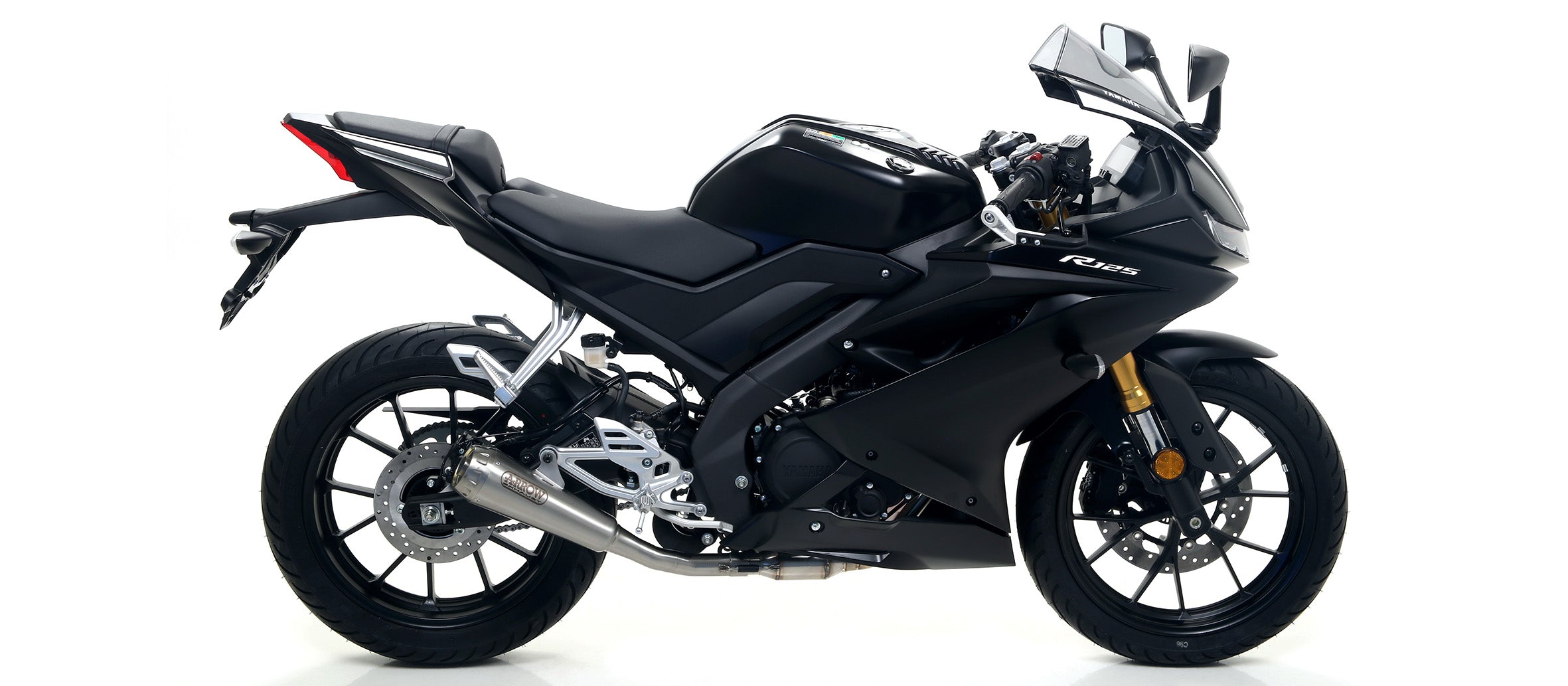 COMPLETE EXHAUST APPROVED EC+ECE PRO-RACE NICHROM ARROW YAMAHA YZF-R 125 2019-20