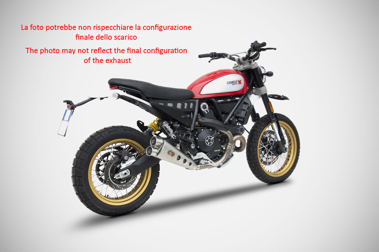 TERMINALE SCARICO ZARD LIM EDT INOX RACING DUCATI SCRAMBLER DESERT SLED 2017-19