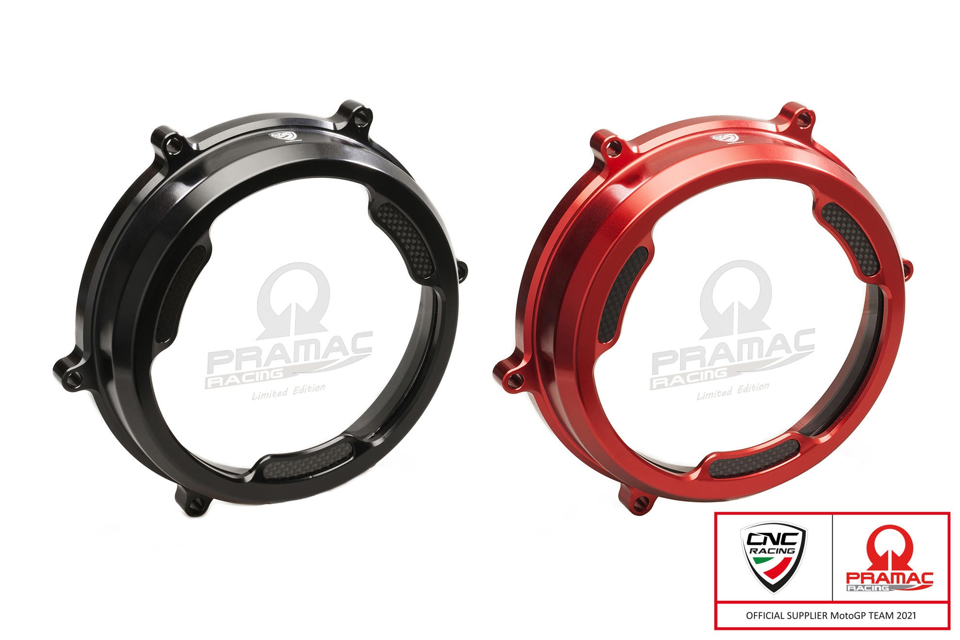 CARTER FRIZIONE TRASPARENTE CARBON PRAMAC CNC RACING DUCATI 1199 PANIGALE /S/R