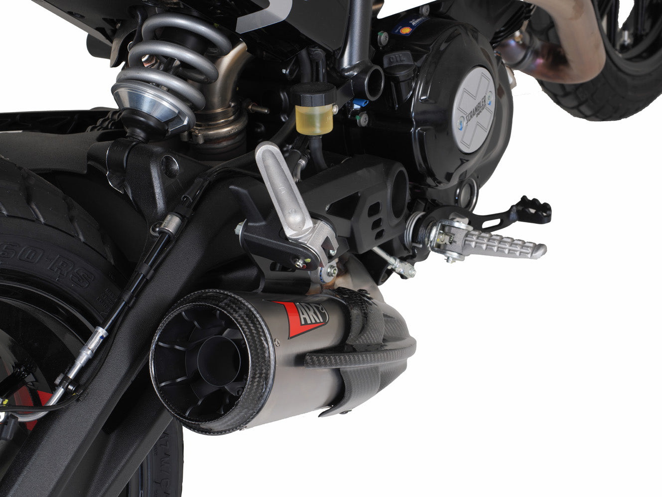 SILENCER EXHAUST ZARD STAINLESS STEEL RACING DUCATI SCRAMBLER 800 2023-24