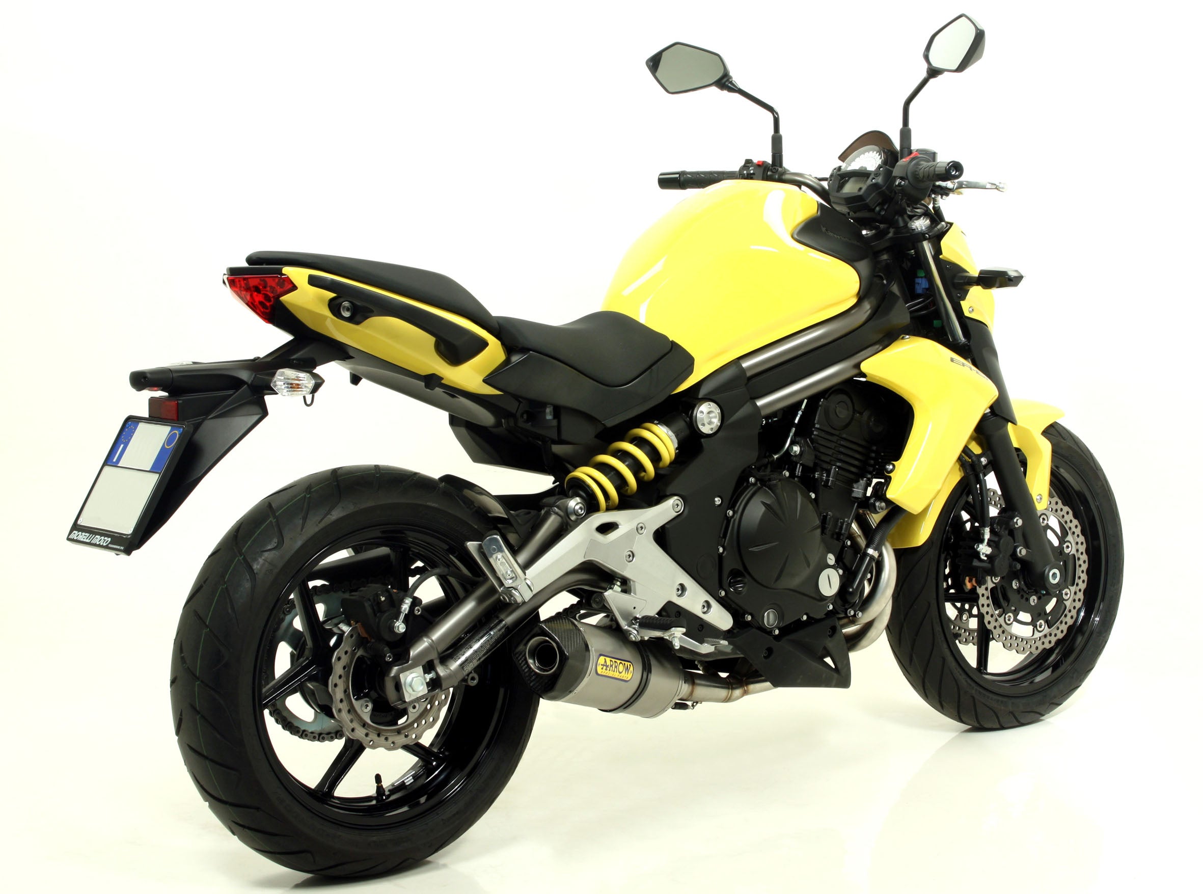 COMPLETE EXHAUST RACING RACE-TECH TITANIUM-CARB ARROW KAWASAKI ER-6N 12-16