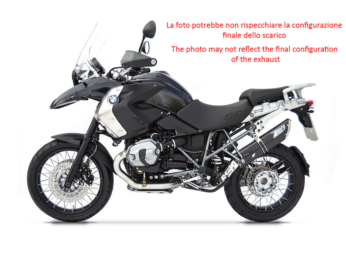 TERMINALE SCARICO ZARD PENTA ALLUMINIO NERO OMOLOGATO BMW R 1200 GS 2010 - 12