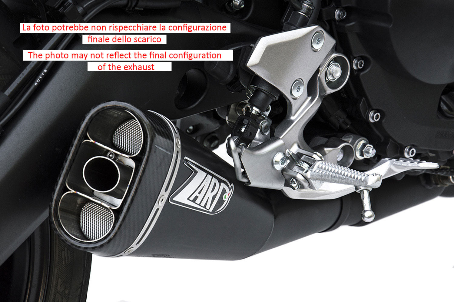 EXHAUST ZARD SHORT RACING STAINLESS STEEL-STEEL YAMAHA XSR 900 2013-16