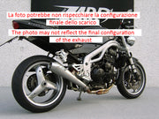 EXHAUST ZARD STEEL CONICAL RACING TRIUMPH SPEED TRIPLE 955 2002-04