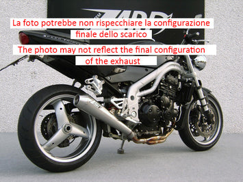 ZARD SLIP-ON STAINLESS STEEL CONICAL RACING TRIUMPH SPEED TRIPLE 955 2002-04