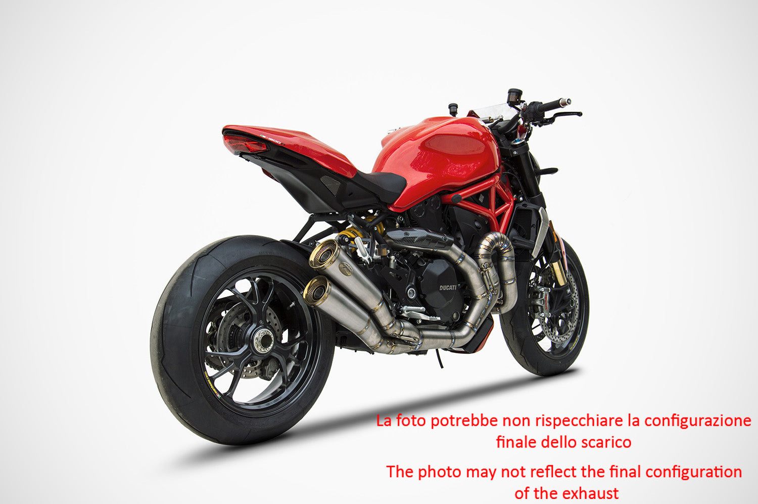 SCARICO COMPLETO ZARD FULL TITANIO RACING DUCATI MONSTER 1200 R 2013-16