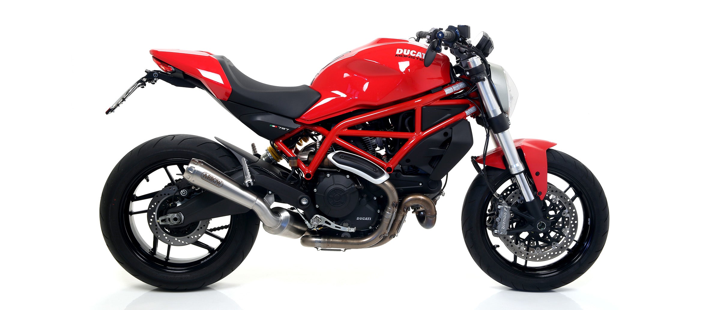 KIT SILENCER PRO-RACE NICHROM ARROW DUCATI MONSTER 797 2017-18