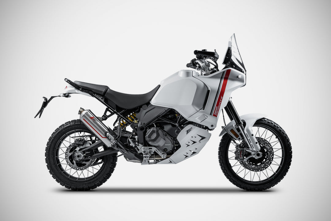 SILENCER EXHAUST SABBIA ZARD STEEL RACING DUCATI DESERT X 2022-23