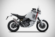 SILENCER EXHAUST SABBIA ZARD STEEL RACING DUCATI DESERT X 2022-23