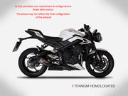 COMPLETE EXHAUST ZARD FULL TITANIUM RACING TRIUMPH STREET TRIPLE 765 2023