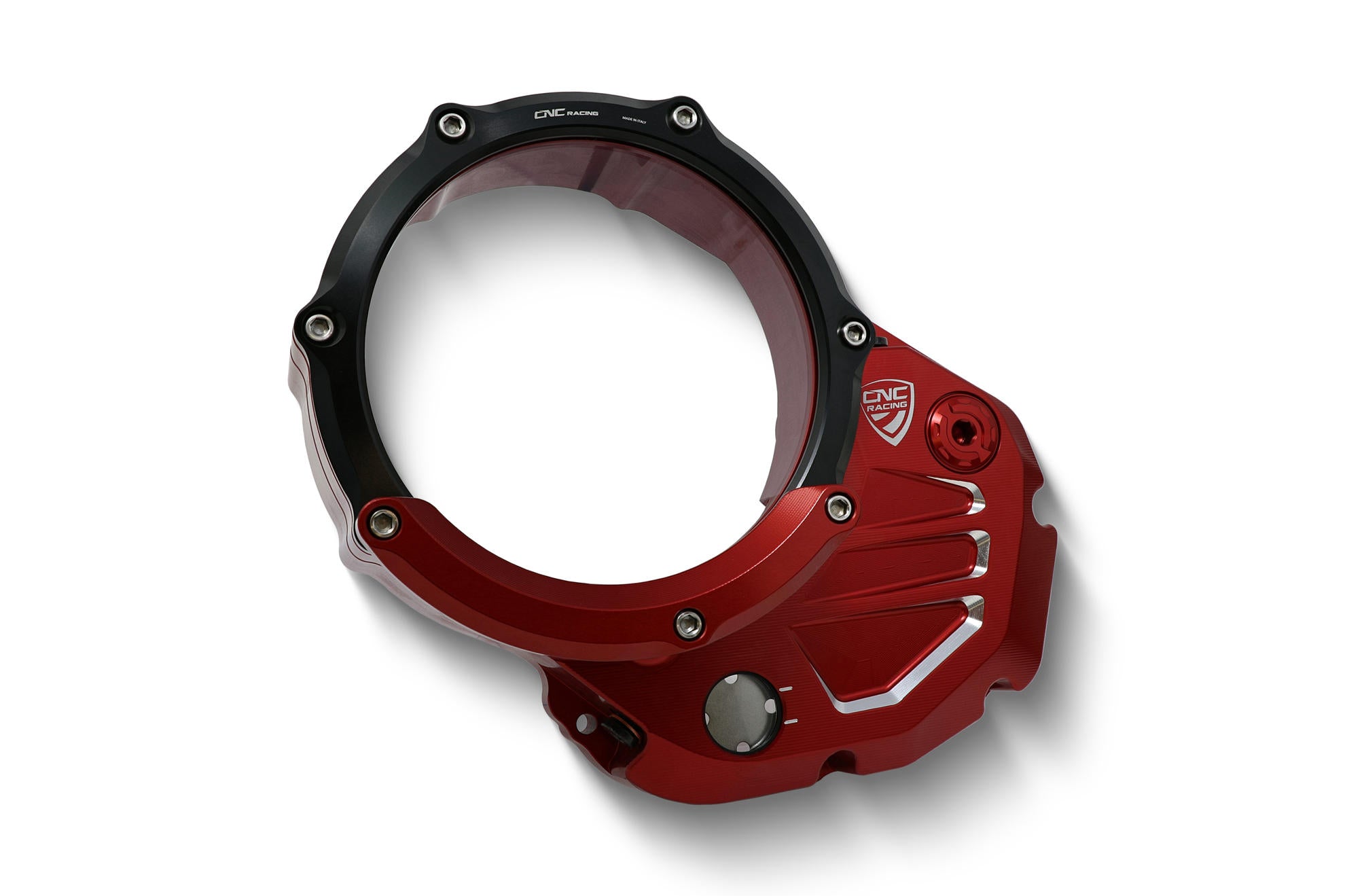 CLEAR COVER OIL BATH CLUTCH PROTECTOR CNC RACING DUCATI SUPERBIKE 848 EVO CORSE
