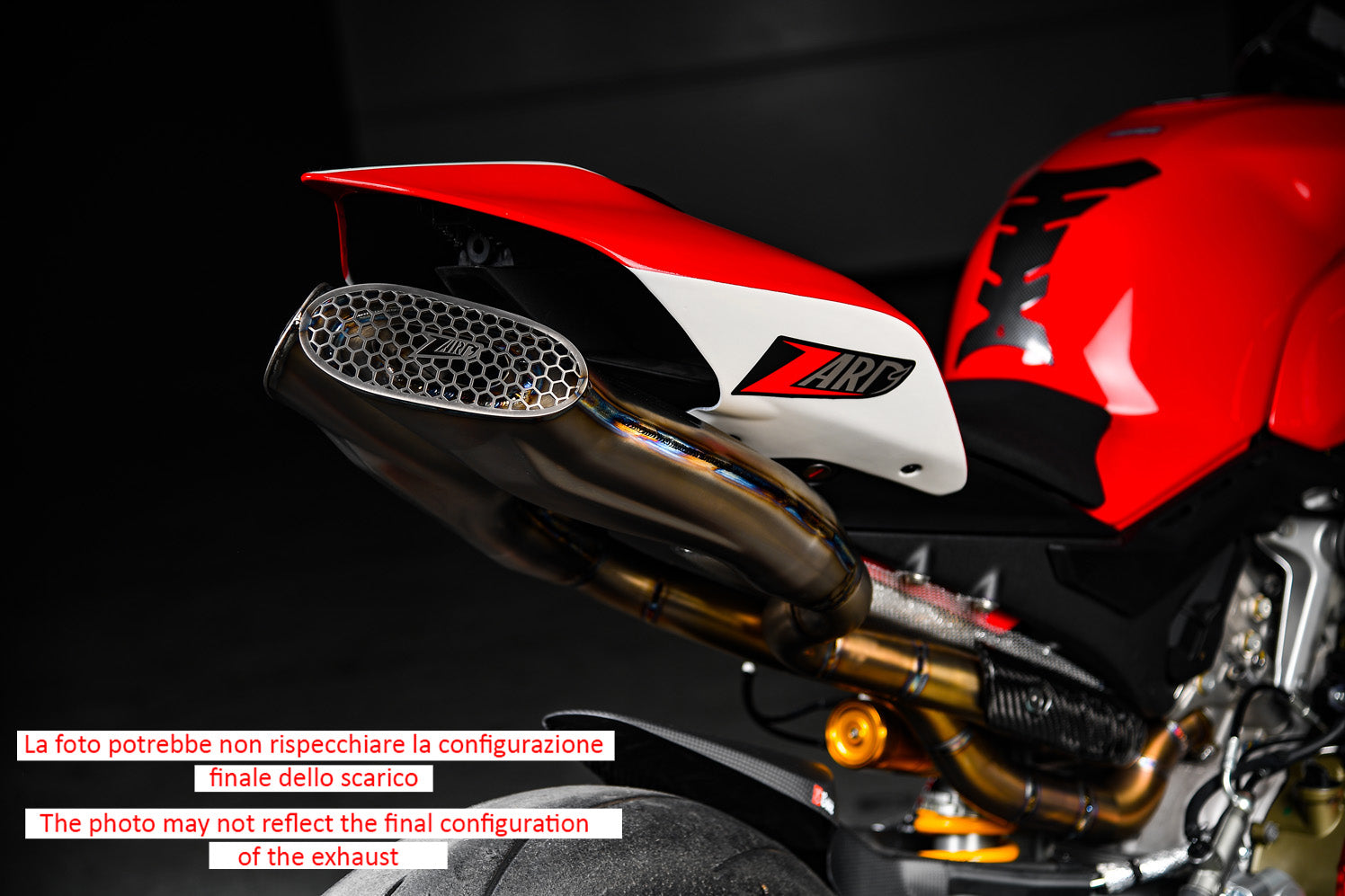 EXHAUST ZARD TITANIUM RACING DUCATI STREETFIGHTER V2 2020-23