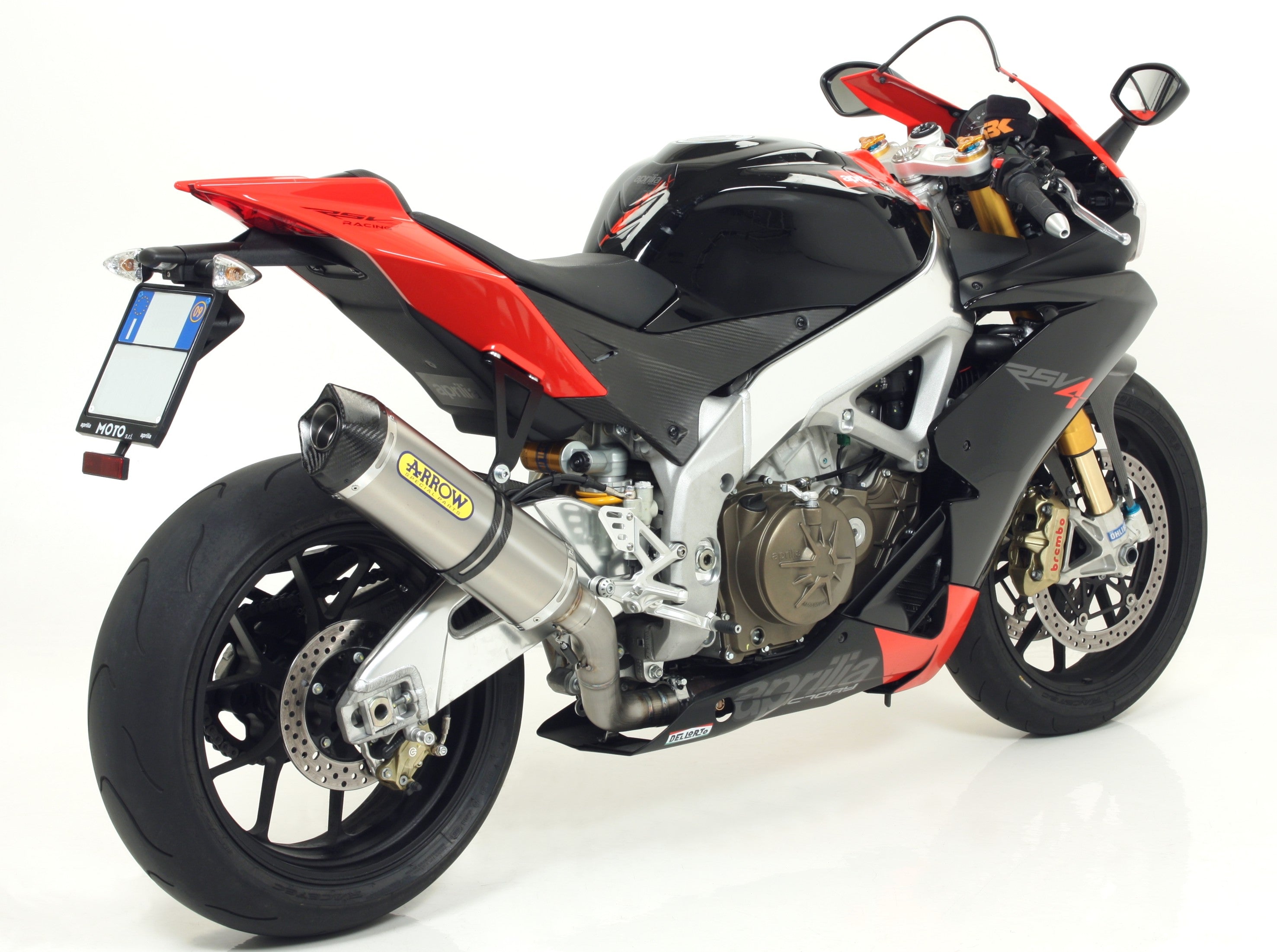 SILENCER RACE-TECH TITANIUM-CARB ARROW APRILIA RSV 4 09-15